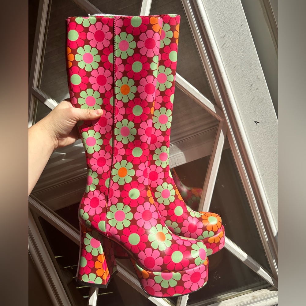 Dolls Kill Groove With Me Go Go boots